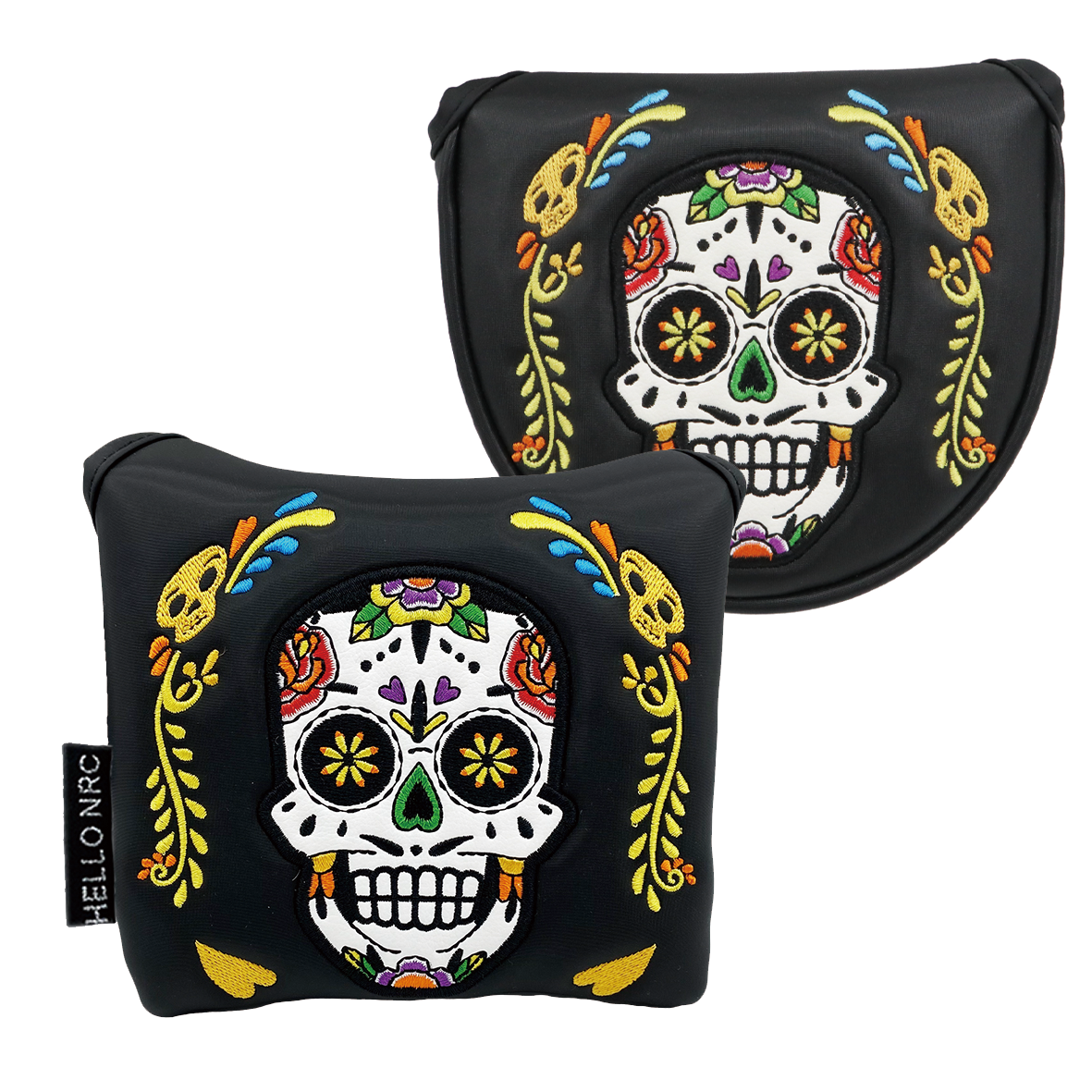 Funny Golf Square Mallet Headcover Magnetic Closure