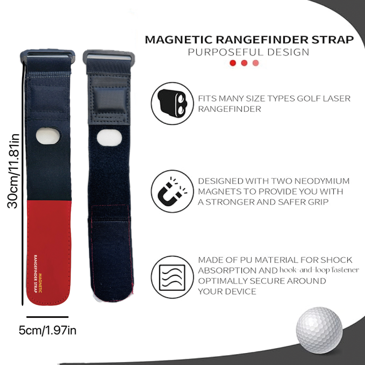 Magnetic Rangefinder Strap