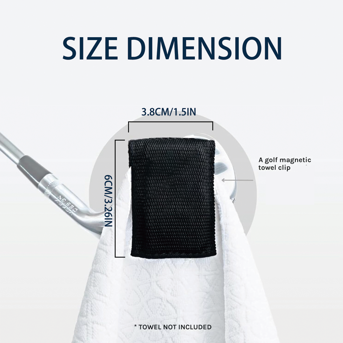 Magnetic Clip for Golf Towel
