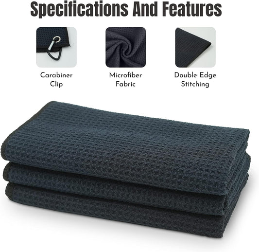 3pcs Golf Towel Set