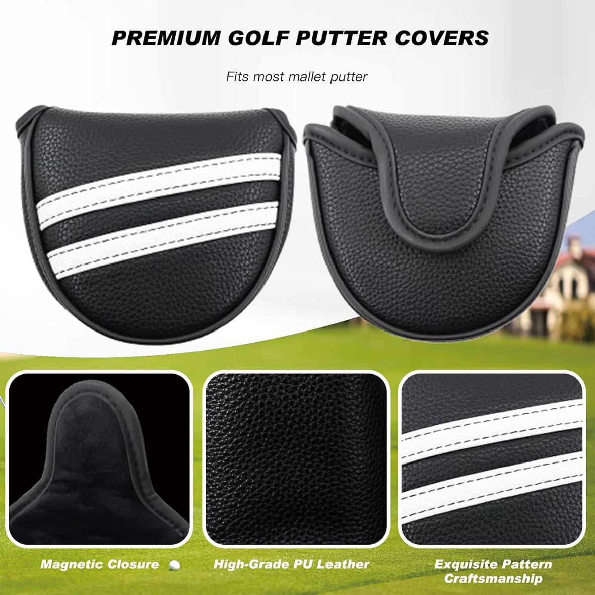 Golf Head Covers for Mallet Putter
