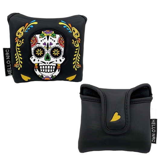 Funny Golf Square Mallet Headcover Magnetic Closure