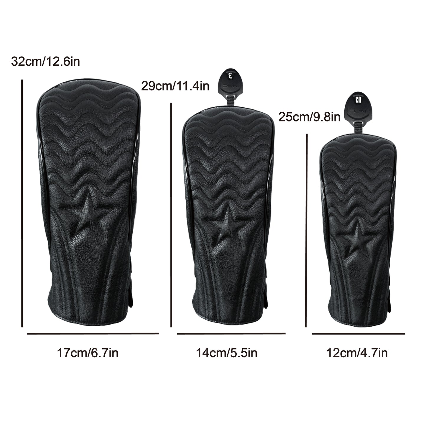 Golf Club Head Covers for Woods and Drivers