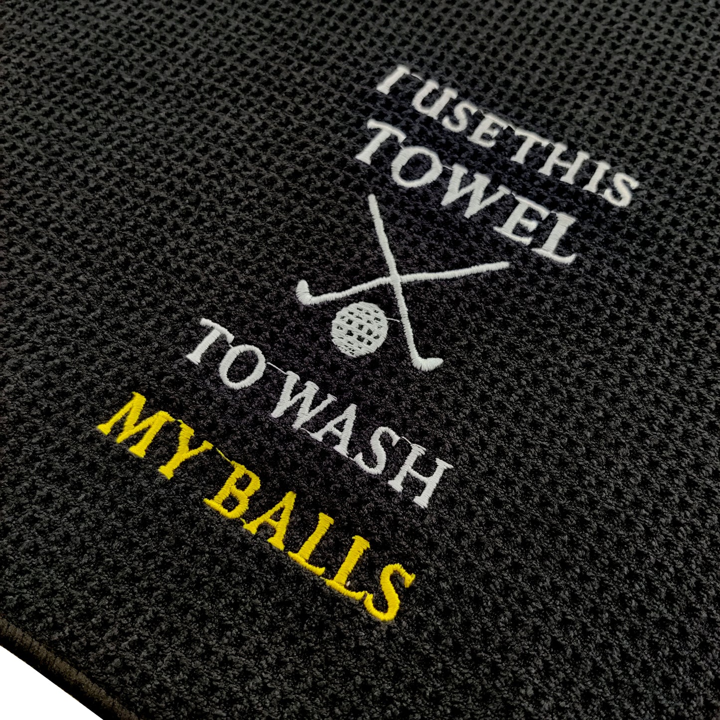 Embroidered Personalized Golf Towel