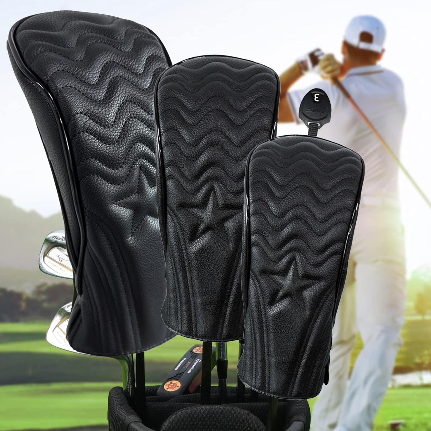 Golf Club Head Covers for Woods and Drivers