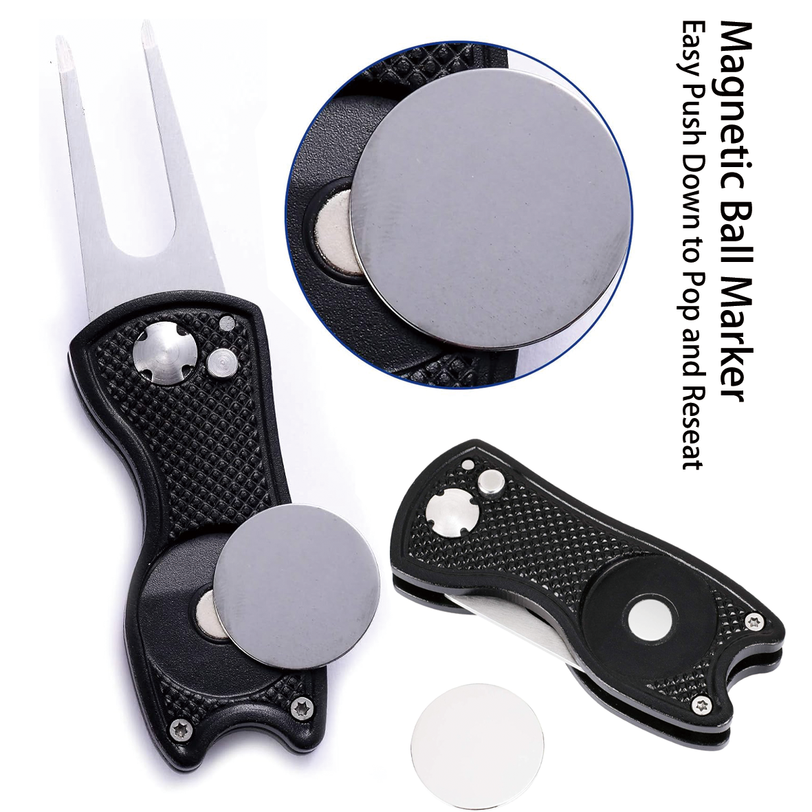 2pcs Golf Divot Repair Tool