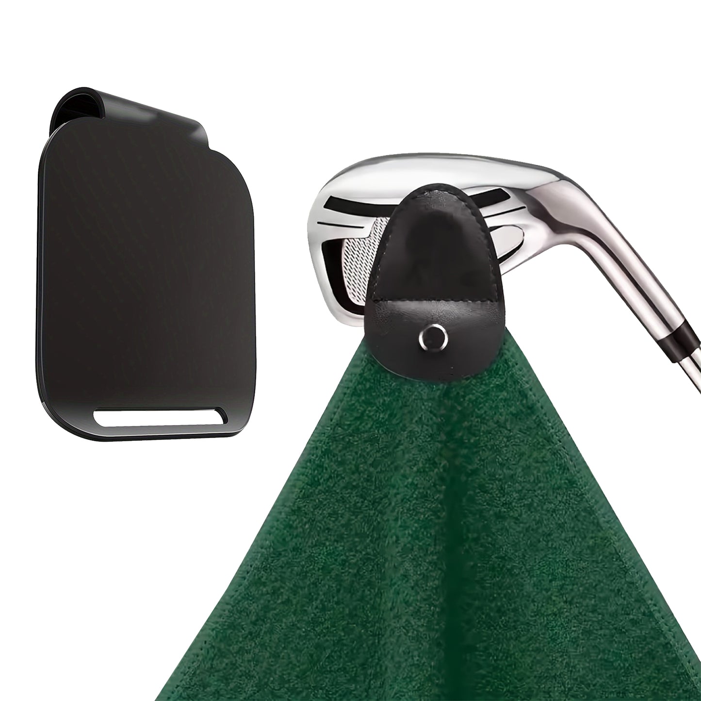 Magnetic Golf Bag Landing Pad + Golf Towel Set